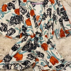 Apricot Lane Floral Romper